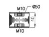 VOLVO 1580440 Rubber Buffer, silencer